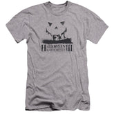 Halloween III Silhouette Men's Ultra-Soft 30/1 Cotton Slim Short-Sleeve T-Shirt